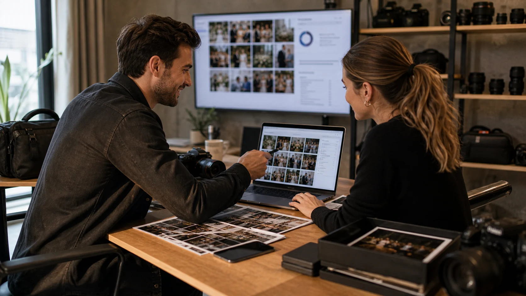 A photographer's growth journey from solo shooter to studio, scaling a guest-media service