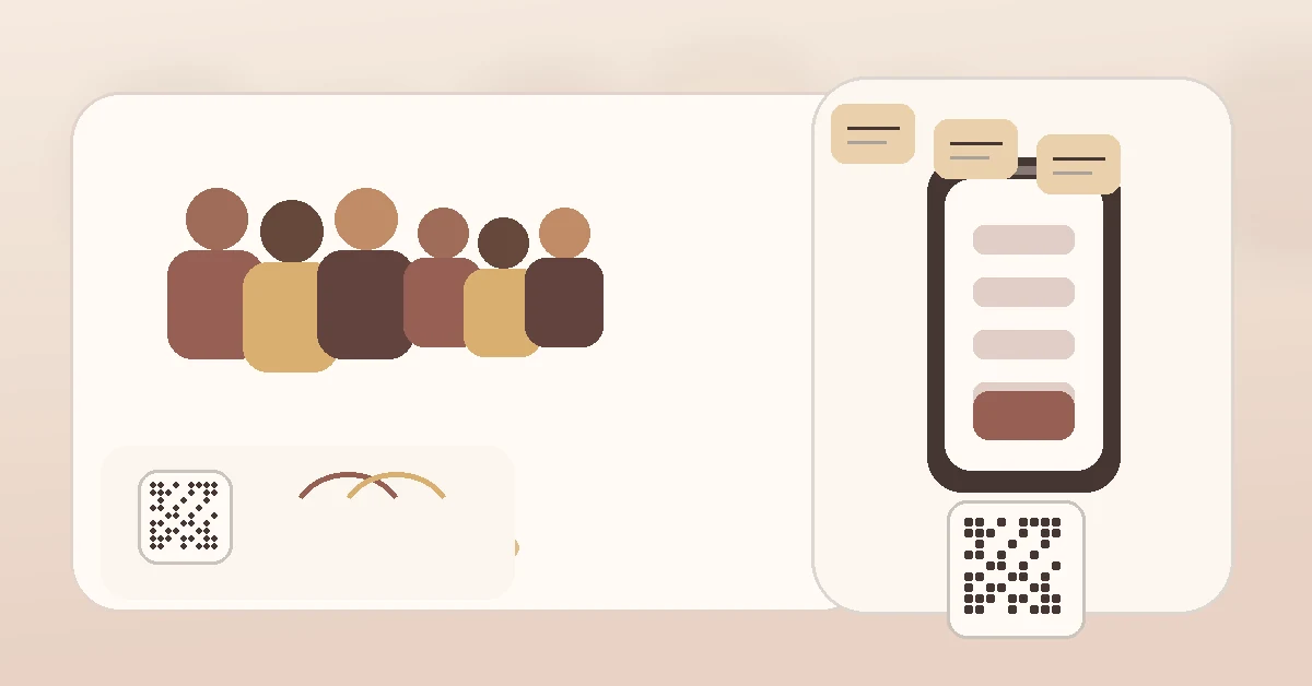 Wedding guests using a QR code photo sharing setup for Best Wedding Photo Sharing Sites in 2026: No-App Options Compared